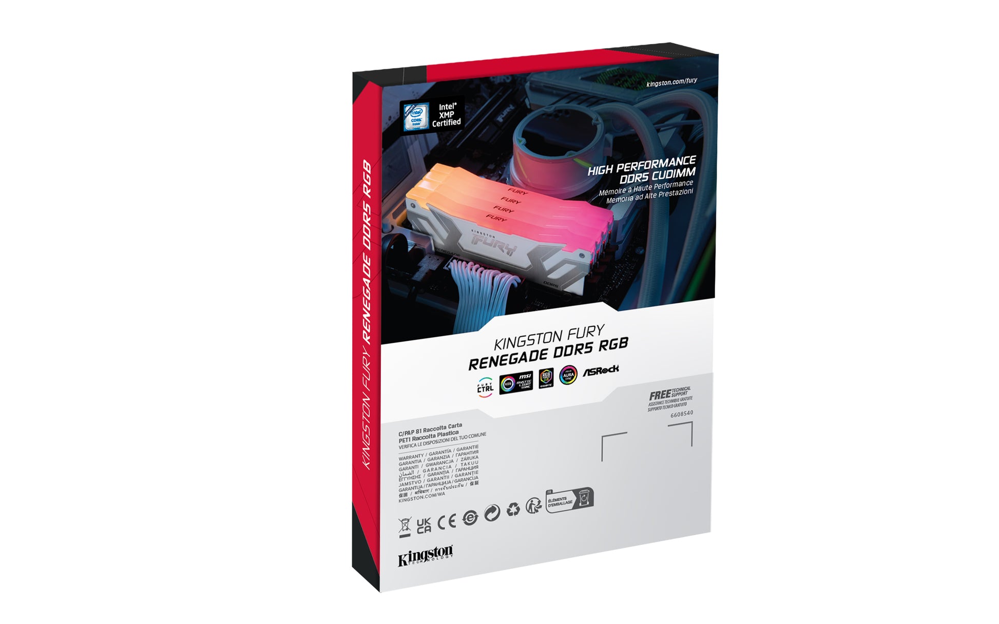 Kingston Technology Kingston FURY Renegade – DDR5 RAM – 48 GB (2×24 GB), 8400 MT/s, CL40, 1.45 V, XMP 3.0, RGB