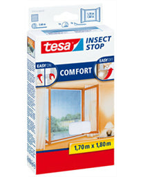 tesa Fliegengitter – für Fenster – 170 × 180 cm – weiss