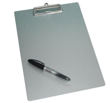 Wedo Klemmbrett A4 – Aluminium, Aufhängevorrichtung, Silber