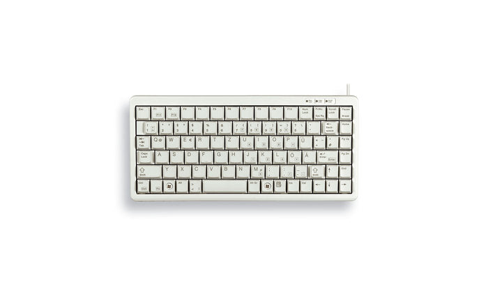 CHERRY G84-4100 – Tastatur, kabelgebunden (USB), DE-Layout (DE), Grau – für Windows