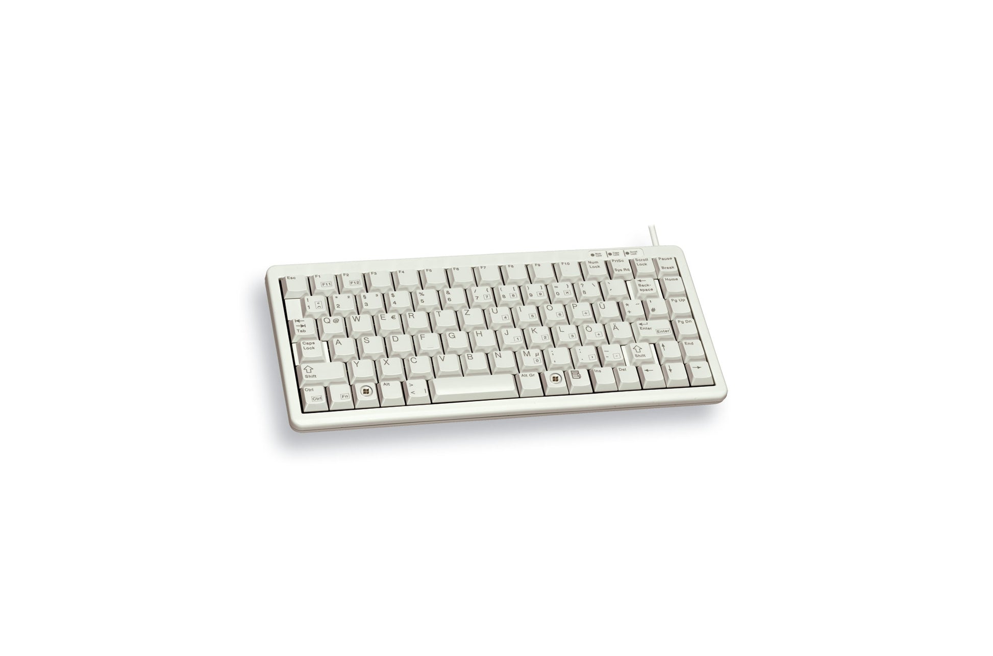 CHERRY G84-4100 – Tastatur, kabelgebunden (USB), UK-Layout (EN), Grau
