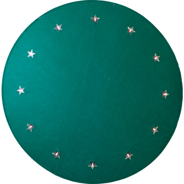 Star Trading LED-Lichterkette 607-06 – Ø 100 × 1,2 cm, 12 LEDs, 0,54 W, Warmweiss, Grün, Kabellänge 2 m