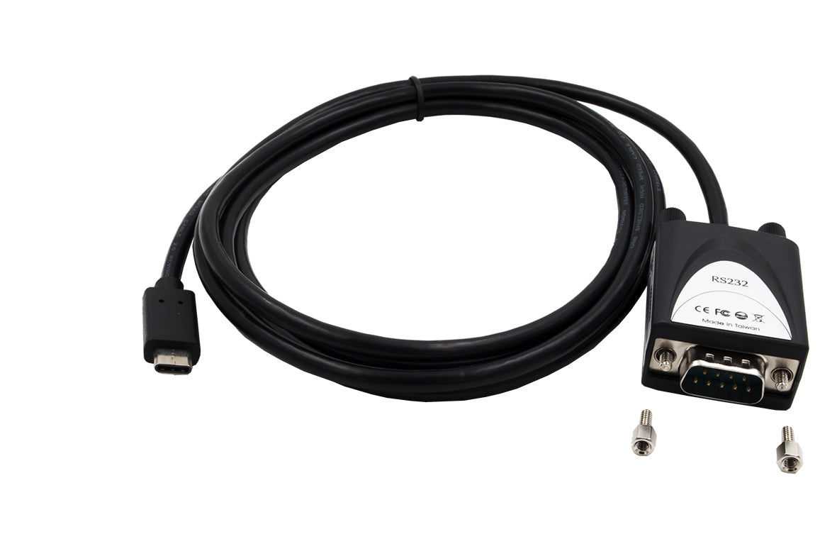 EXSYS EX-2311-2IS USB-Seriell-Konverter USB-C zu RS-232 – 15 kV Überspannungsschutz, FTDI Chipsatz, 1,8 m