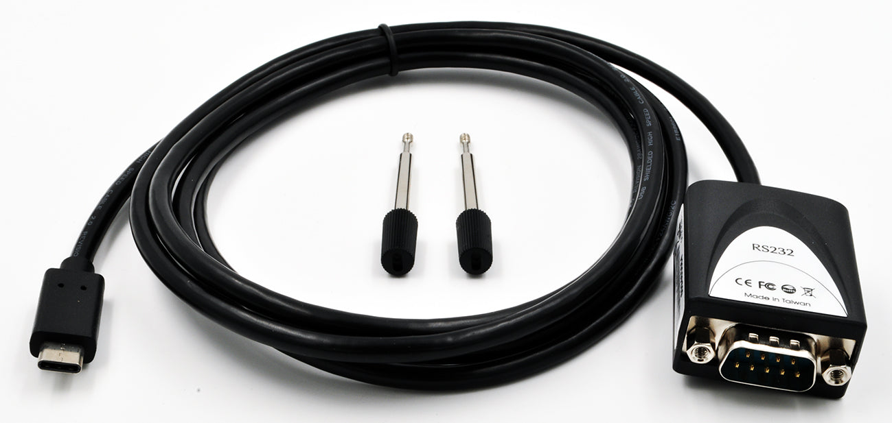 EXSYS EX-2311-2IS USB-Seriell-Konverter USB-C zu RS-232 – 15 kV Überspannungsschutz, FTDI Chipsatz, 1,8 m