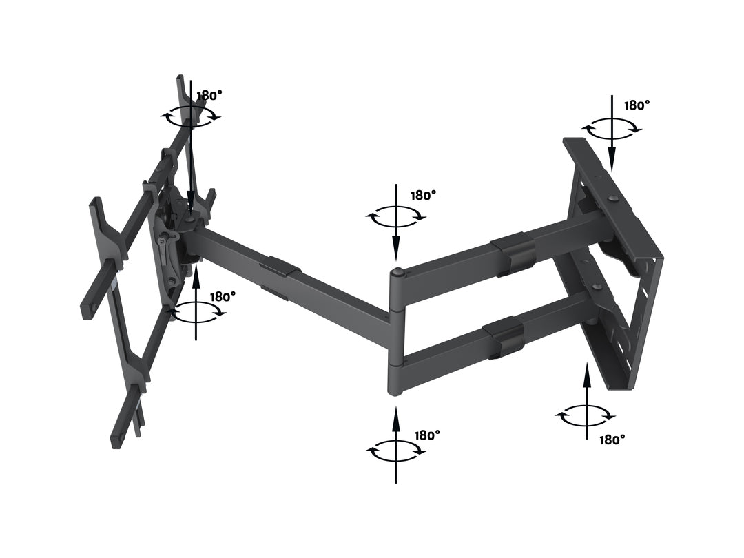 Multibrackets 6539 – Wandhalterung, neigbar, für 60", VESA 300×300, bis 40 kg, schwarz