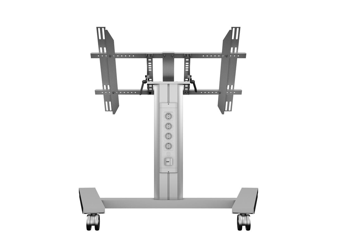 Multibrackets 80 HD – neigbarer Displayständer für 44", VESA 100×400, bis 60 kg, silber