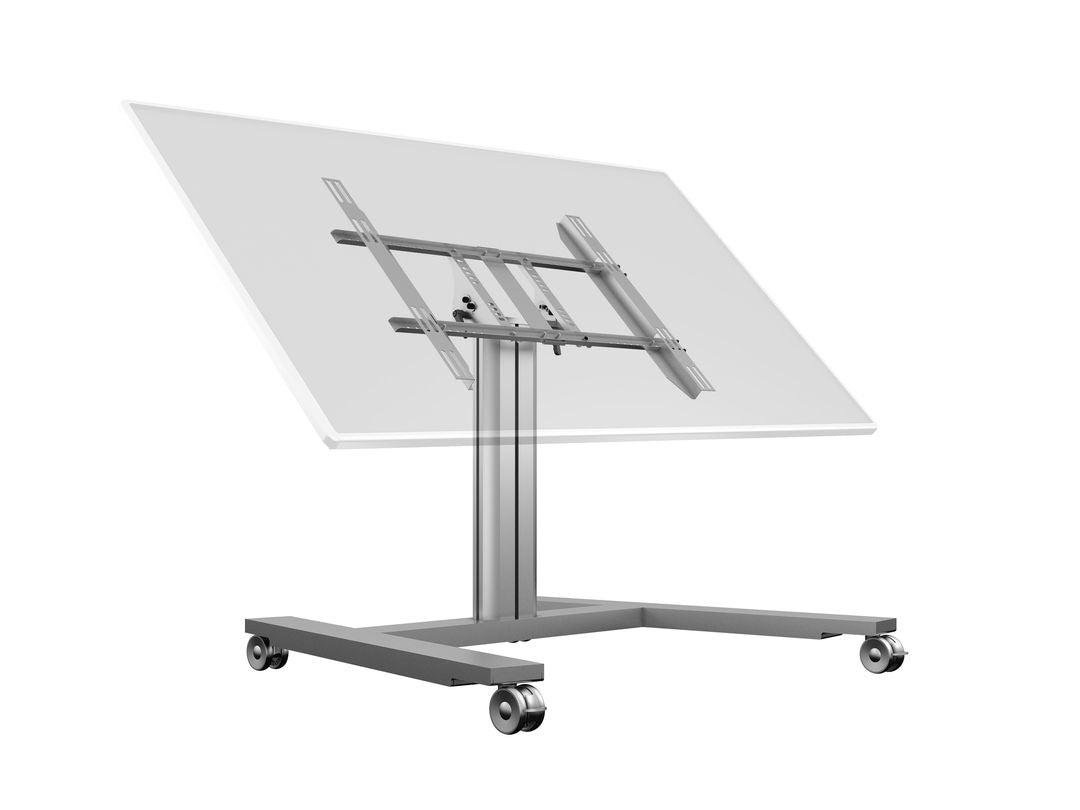 Multibrackets 80 HD – neigbarer Displayständer für 44", VESA 100×400, bis 60 kg, silber