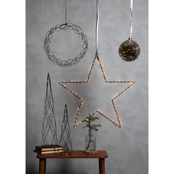 Star Trading Dekolicht Glow – Ø 15 × 16 cm, 0,48 W, 2700 K, Anthrazit