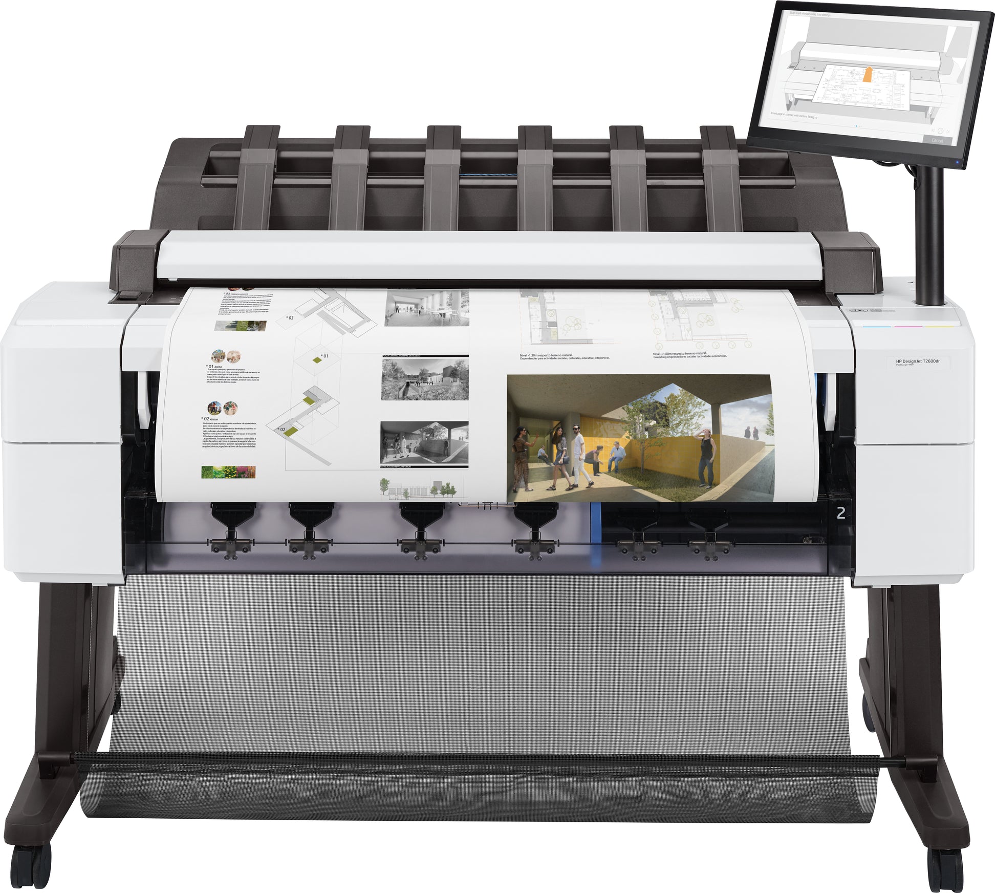 HP DesignJet T2600PS – Grossformat Tintenstrahl-MFP 36", 3-in-1