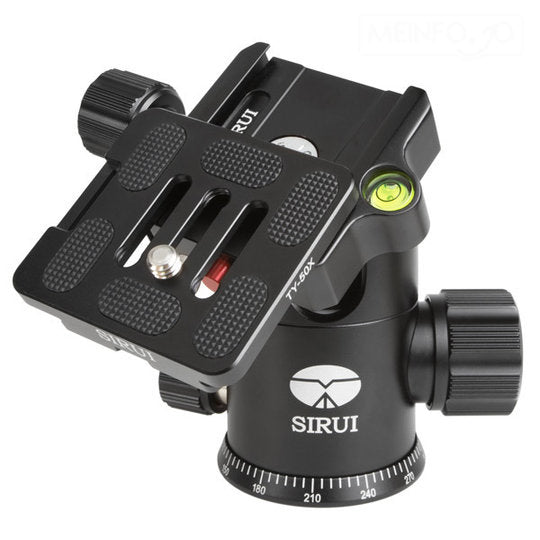 Sirui G-20KX Kugelkopf – 98 mm, 360 g, 20 kg Traglast – für Stative mit 3/8"-Gewindeschraube – Schwarz