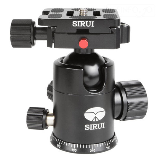 Sirui G-20KX Kugelkopf – 98 mm, 360 g, 20 kg Traglast – für Stative mit 3/8"-Gewindeschraube – Schwarz