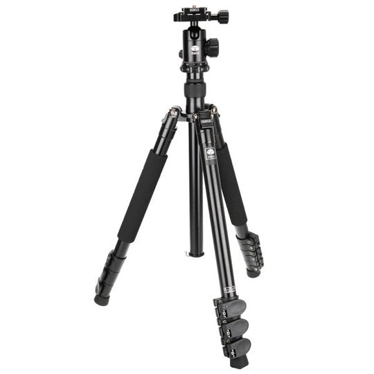 Sirui ET-1004+E-10 Stativ – bis 139 cm, Traglast 8 kg – Kugelkopf, 3-Bein, 4 Segmente – 3/8" Stativgewinde