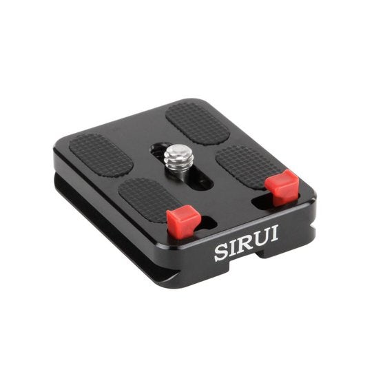 Sirui TY-50 Schnellwechselplatte – für Arca-Swiss, 1/4" Gewinde, Aluminium, 39 × 50 × 10 mm