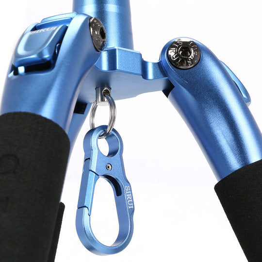 Sirui T-005SB+B-00B Stativ – bis 128 cm, Traglast 5 kg – Kugelkopf, Schnellwechselplatte – Schwarz