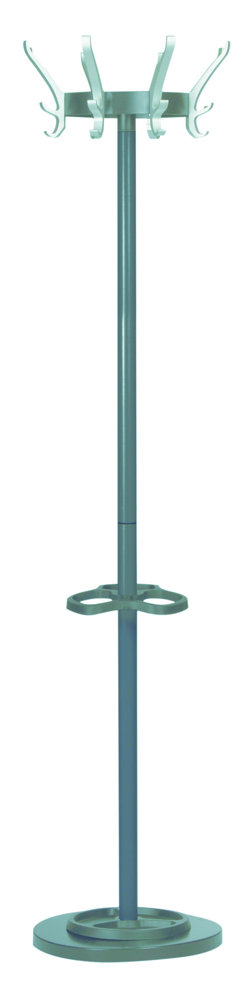 Unilux Cypres Garderobenständer – mit Schirmhalter – Aluminium/Stahl – aluminium – 1'700 mm