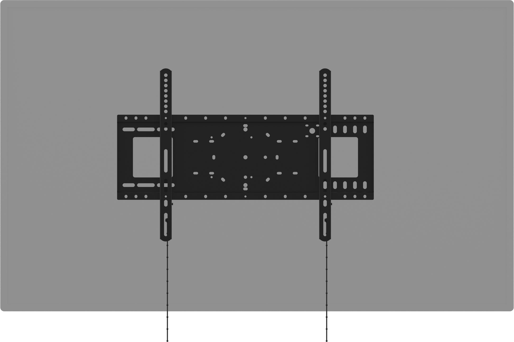 Vision Wandhalterung – Fix – 37–75" – VESA 200×200–600×400 – bis 100 kg, für TV und Monitore – VFM-W6X4