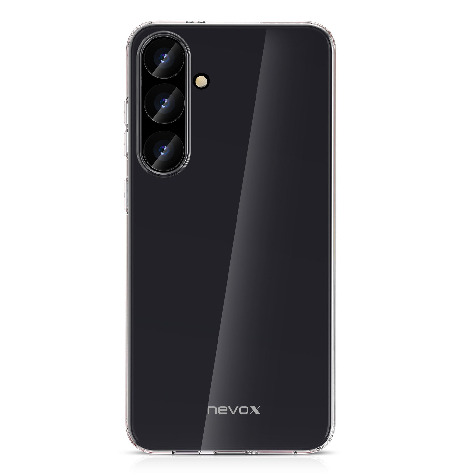nevox StyleShell Flex – Backcover – für Samsung Galaxy S25, TPU, Transparent