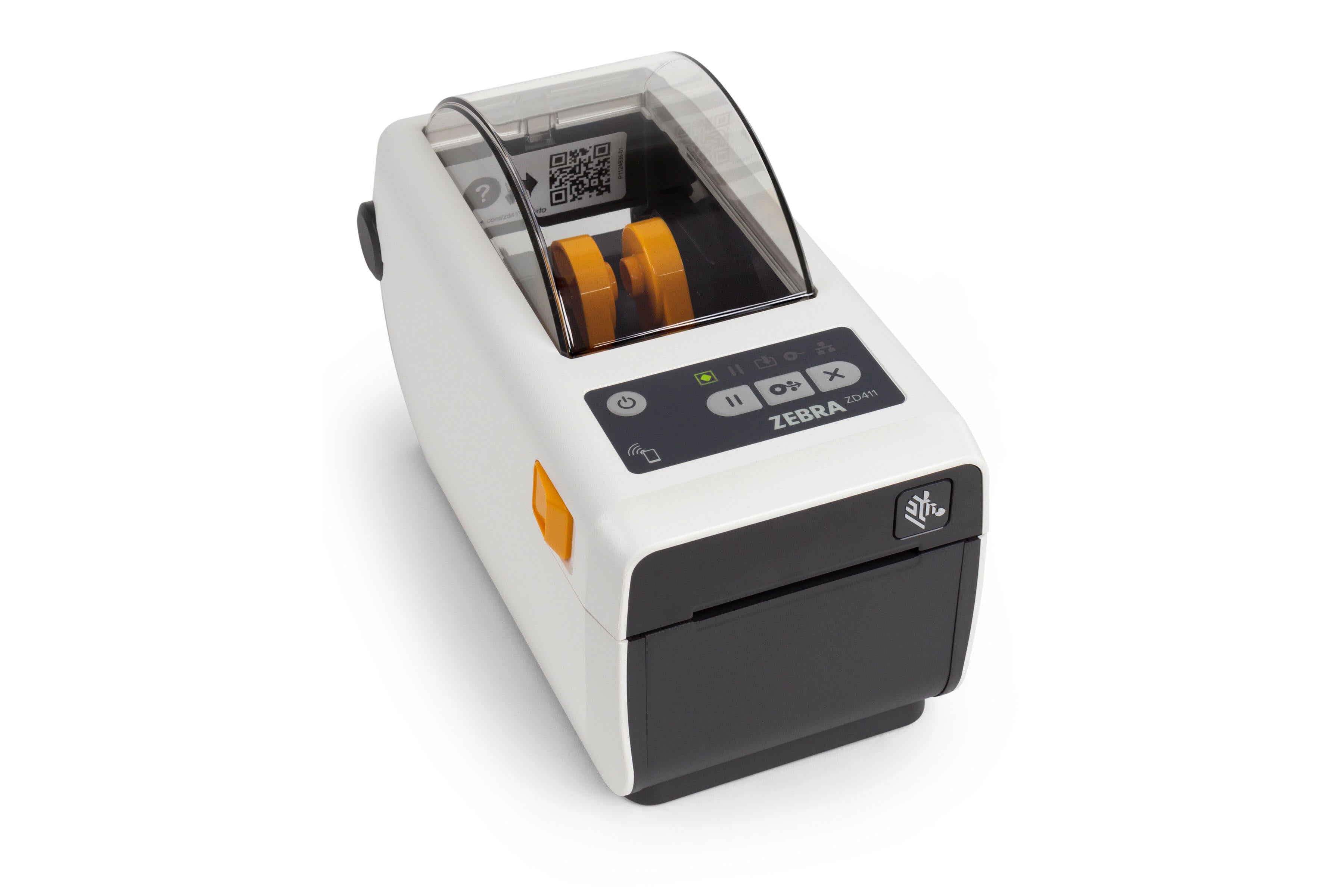 Zebra ZD411-HC – Etikettendrucker, Thermodirekt, für Etiketten bis 57 mm, USB, Bluetooth, LAN, 203 dpi