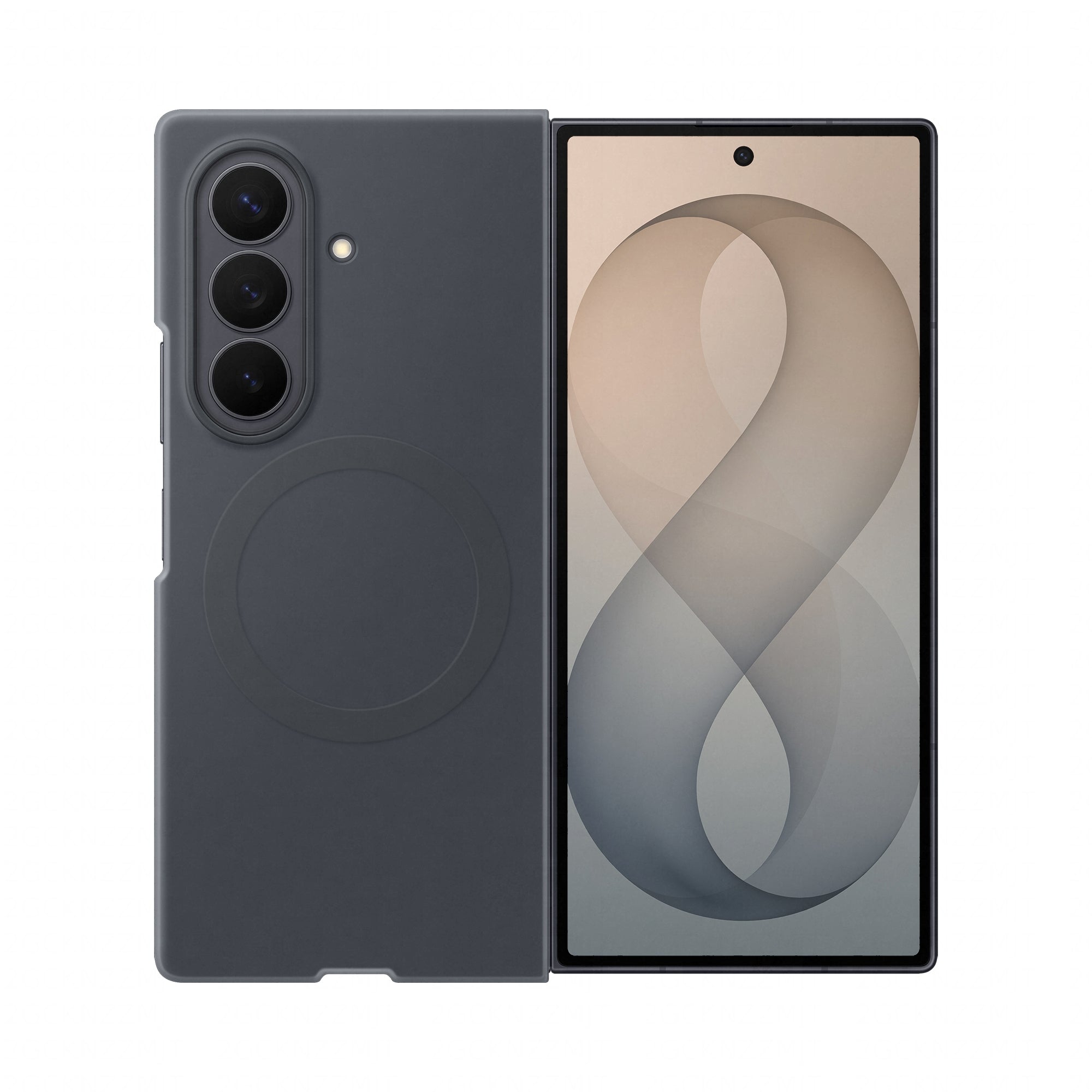 Samsung Backcover – für Samsung Galaxy Z Fold8, Silikon, Schwarz