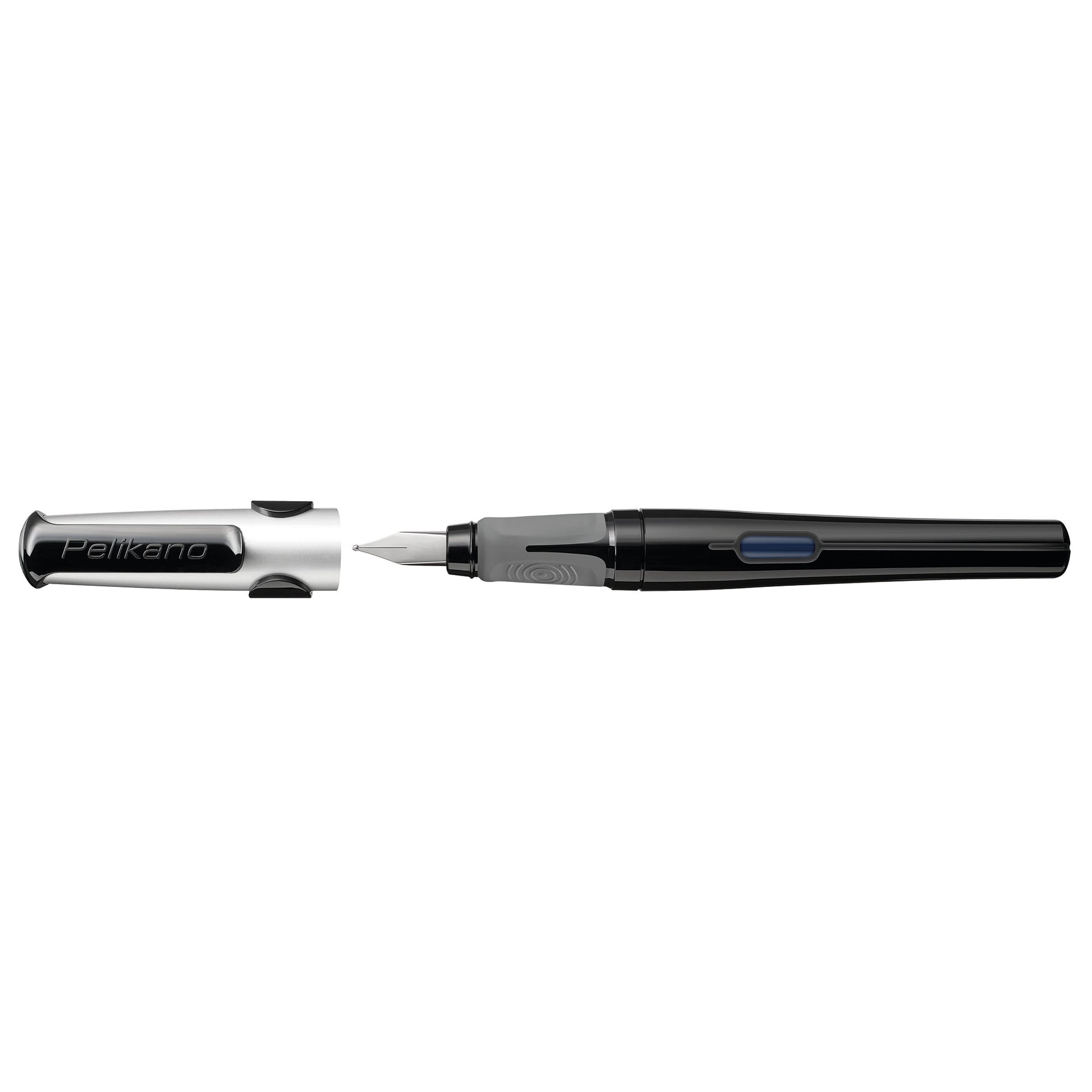 Pelikano Original – Füllfederhalter – M, für Rechtshänder – Schwarz – Edelstahl