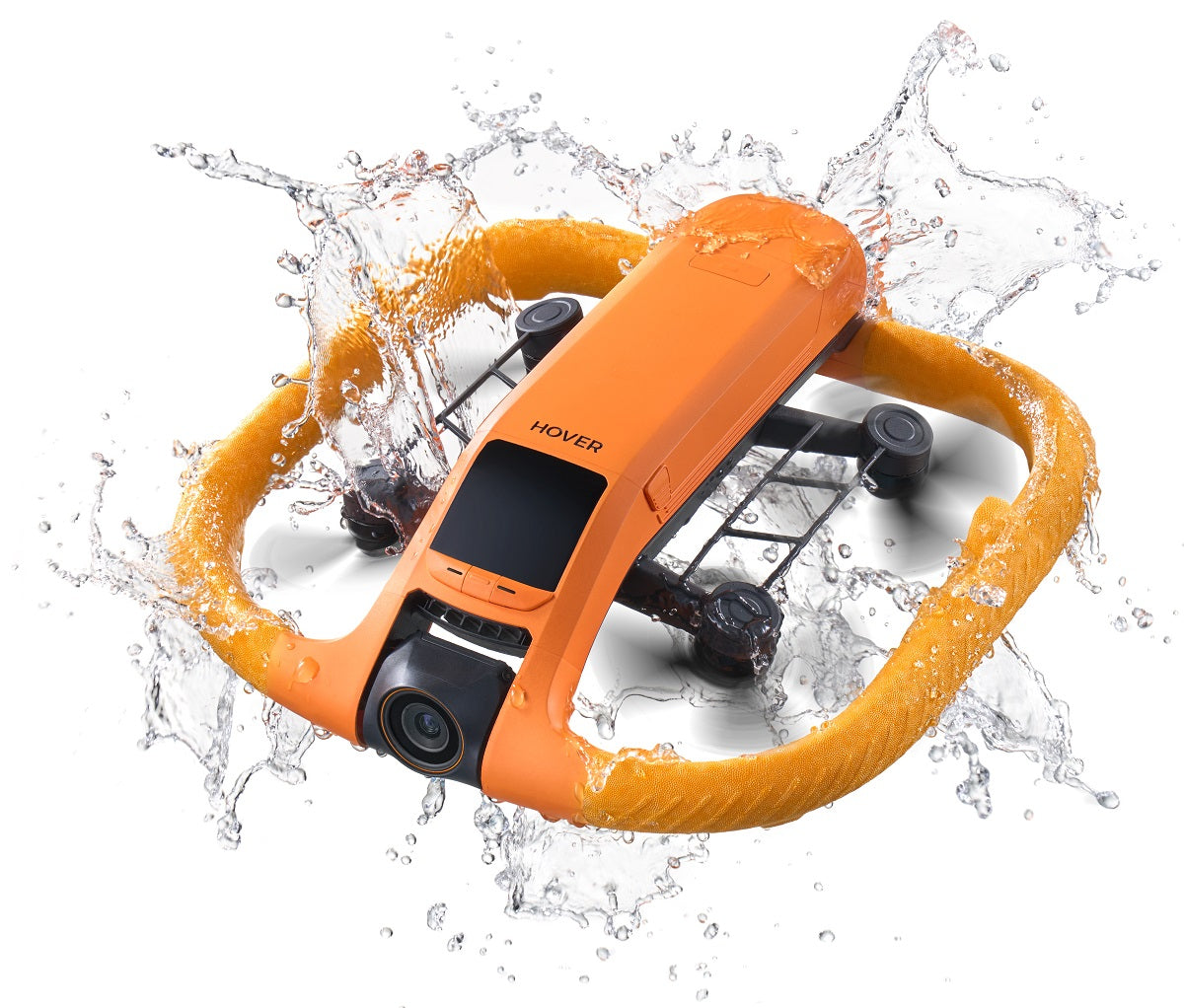 HOVERAir AQUA Retail Combo – Unterwasser-Drohne, 12 MP, 4K, Orange