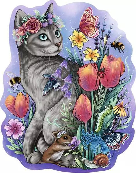 Ravensburger Puzzle Katze – 150 Teile – 20 × 27 cm – ab 10 Jahren – Holz – FSC