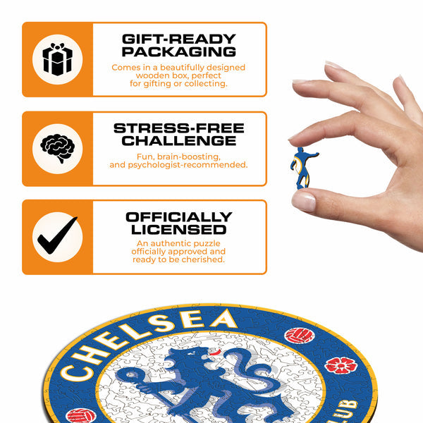 Iconic Puzzles Chelsea FC - Logo – Logikspiel, ab 10 Jahren, 180 Min