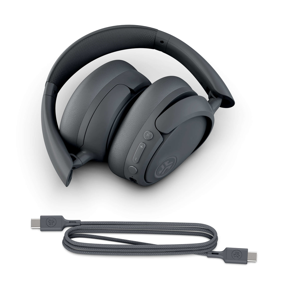 JLab JBuds LUX Over-Ear Kopfhörer – Stereo, BT, ANC, Graphit, BT 5.3