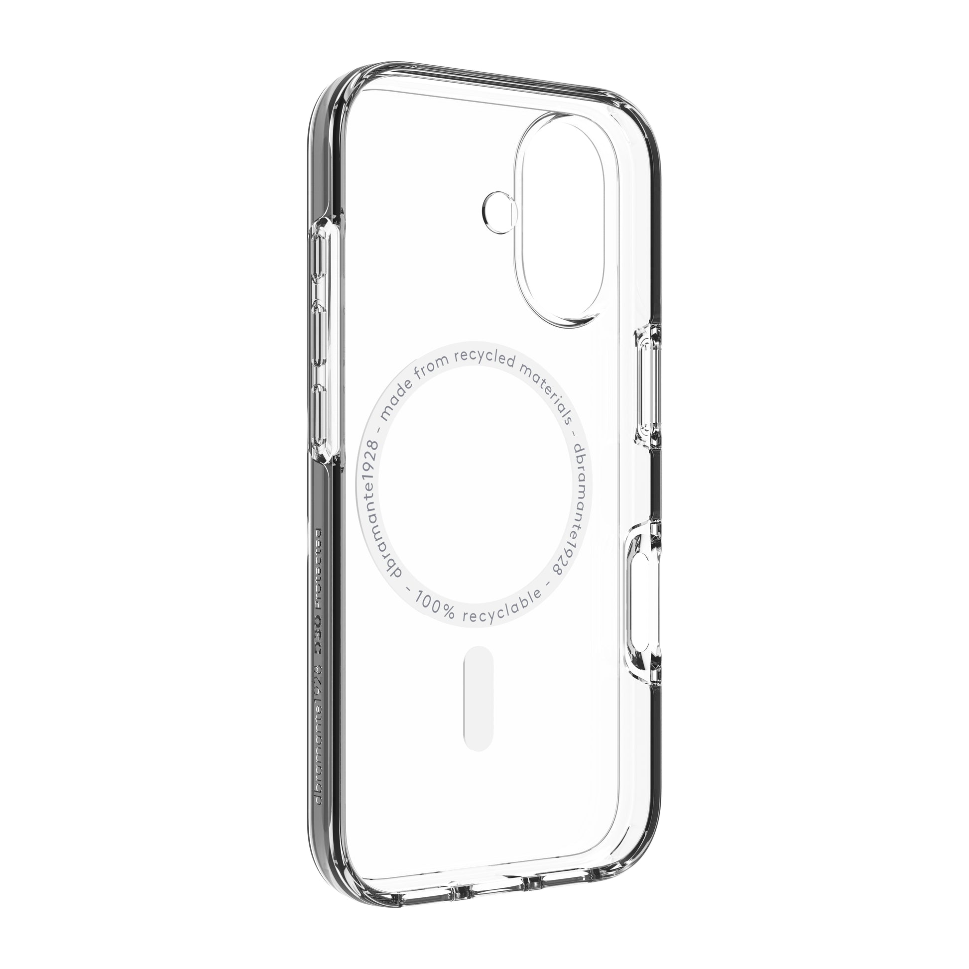 dbramante1928 Iceland Ultra D3O MS Backcover – für Apple iPhone 17, Transparent, bis 4 m Sturzsicher