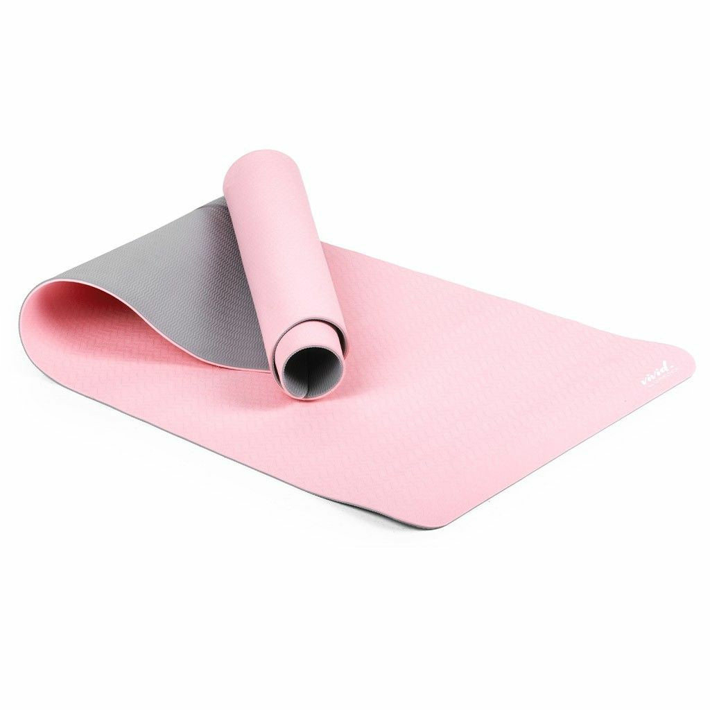 Gymstick Vivid – Trainingsmatte, 170 × 60 × 0,4 cm – Rosa, TPE/EVA
