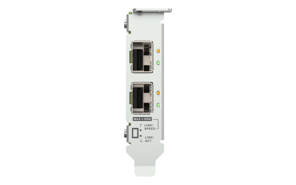 QNAP QXG-25G2SF-E810 25GbE-Karte – PCIe 4.0 x8, 2× SFP28, für QTS/QuTS hero