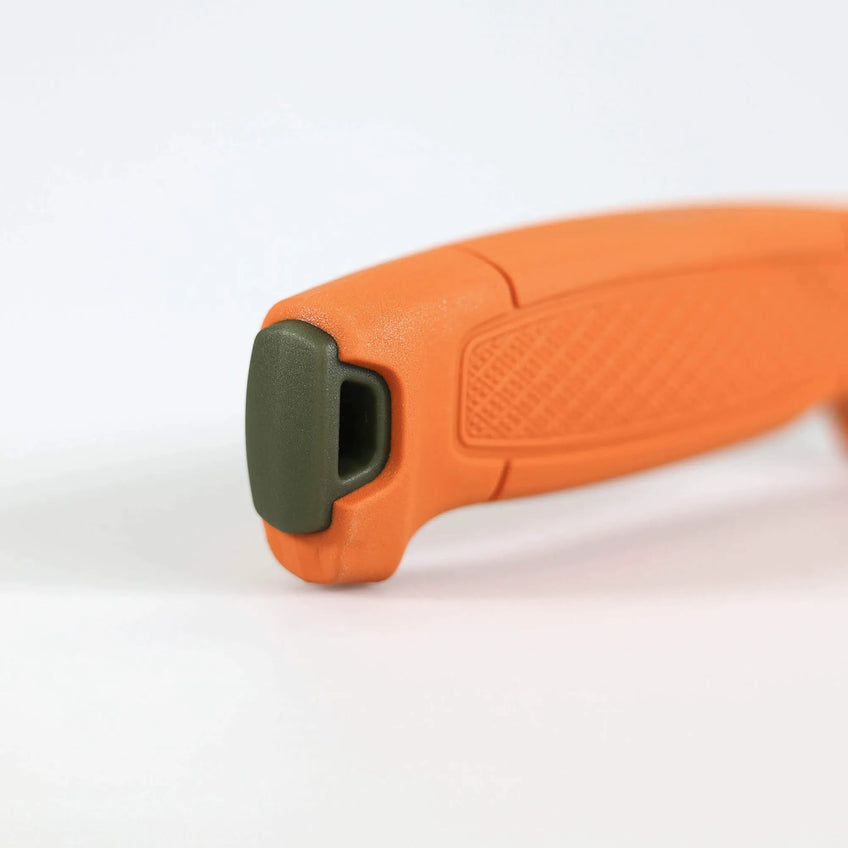 Morakniv Amberg Full Flat (S) – Outdoormesser 108 mm, Edelstahl, TPE-Griff, Grün