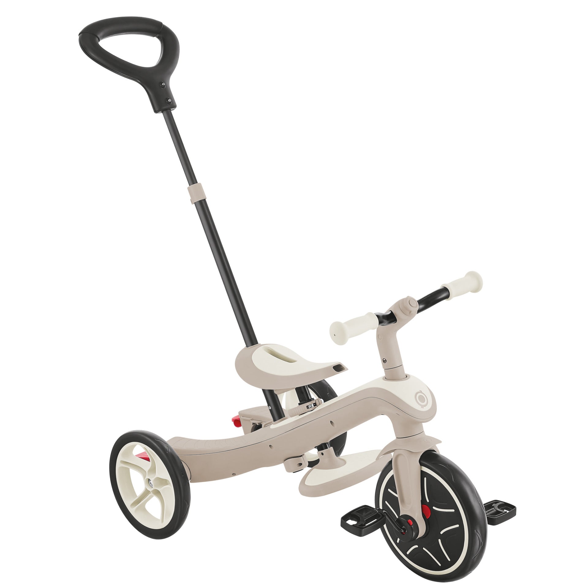Globber Explorer 4-in-1 Ecologic Dreirad – Ø 25,4 cm – ab 10 Monaten – beige – Polycarbonat – max. 20 kg
