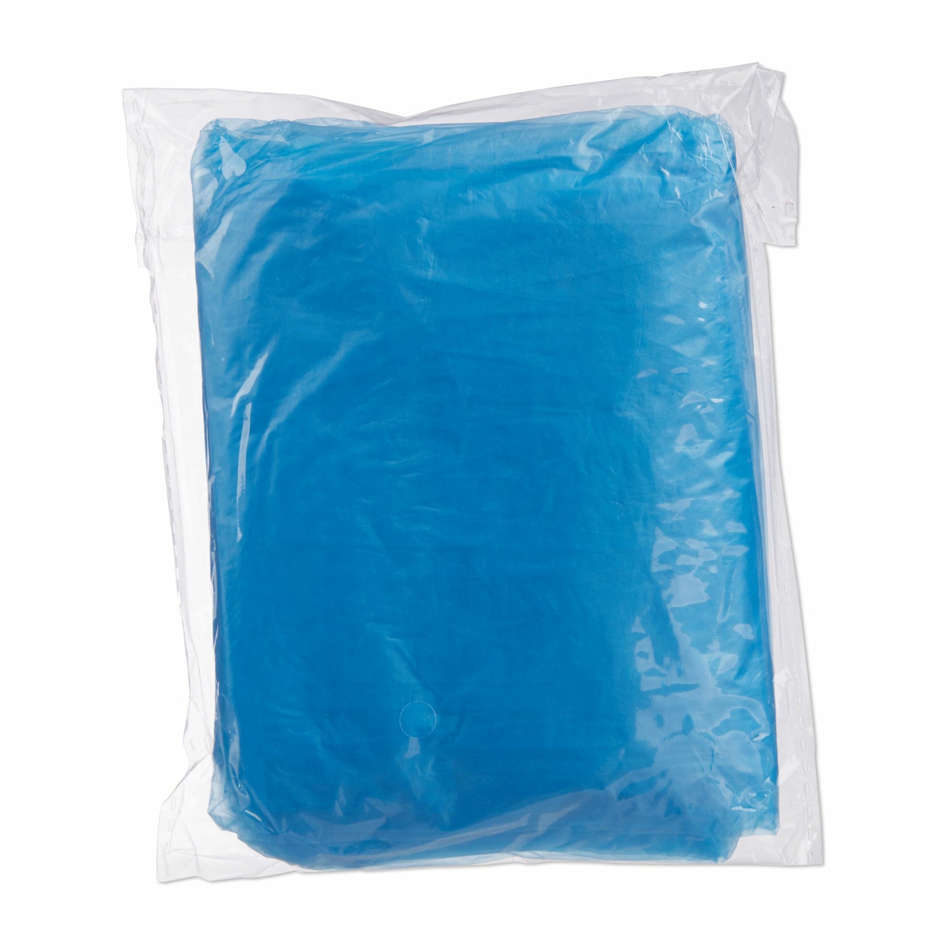 Relaxdays Regenponcho – Einheitsgrösse, 20 Stück – Blau, Polyethylen (PE), mit Kapuze, 125×122×98 cm