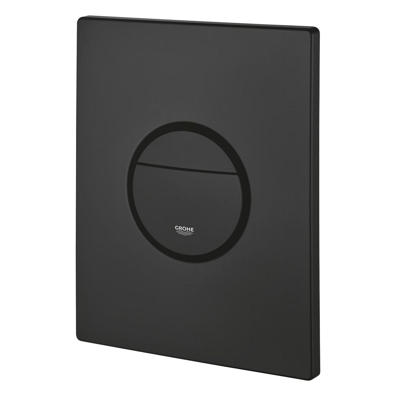 GROHE Nova Cosmopolitan – Abdeckplatte – Kunststoff, schwarz, 15,6 × 1,5 × 19,7 cm