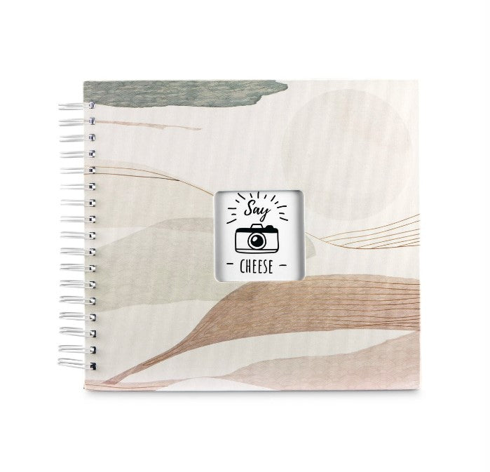 Hama Fotobuch Watercolor – braun, Spiralbindung, Karton, 280 × 240 mm