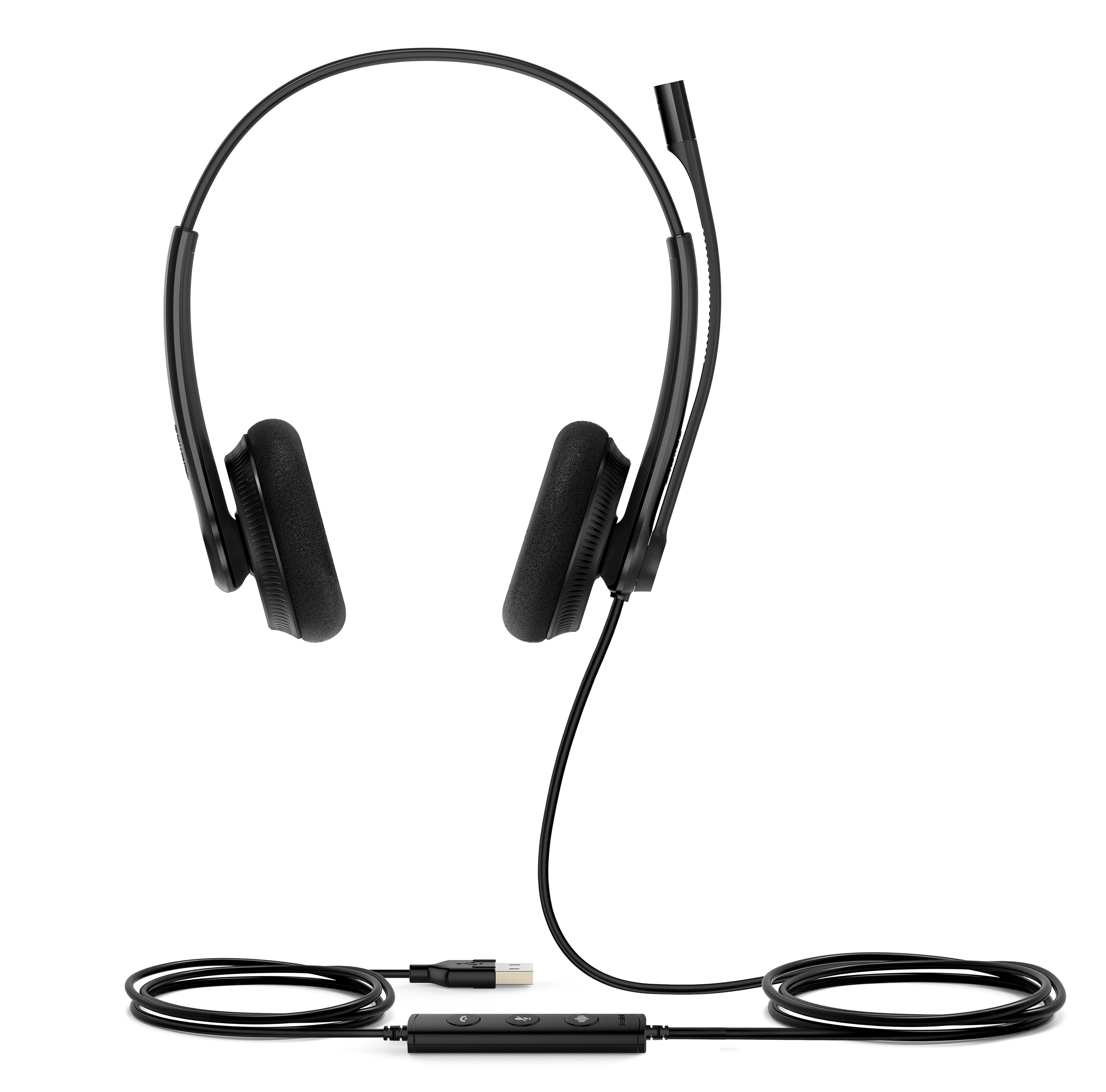 Yealink UH34 Lite Dual UC Headset – On-Ear, Stereo, Kabelgebunden, USB-A, UC-optimiert, für T41S, T42S und andere