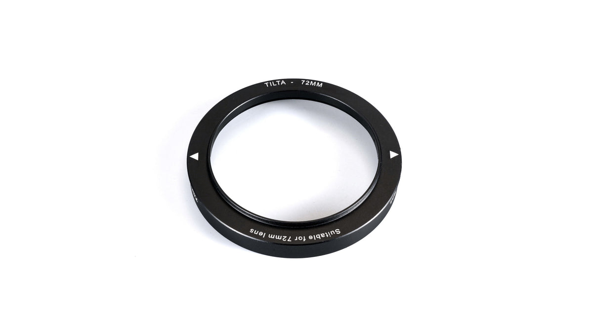 Tilta MB-T15-72 Filterhalter-Adapterring – 72 mm, Aluminium – für Mini Clamp-on Matte Box – Schwarz