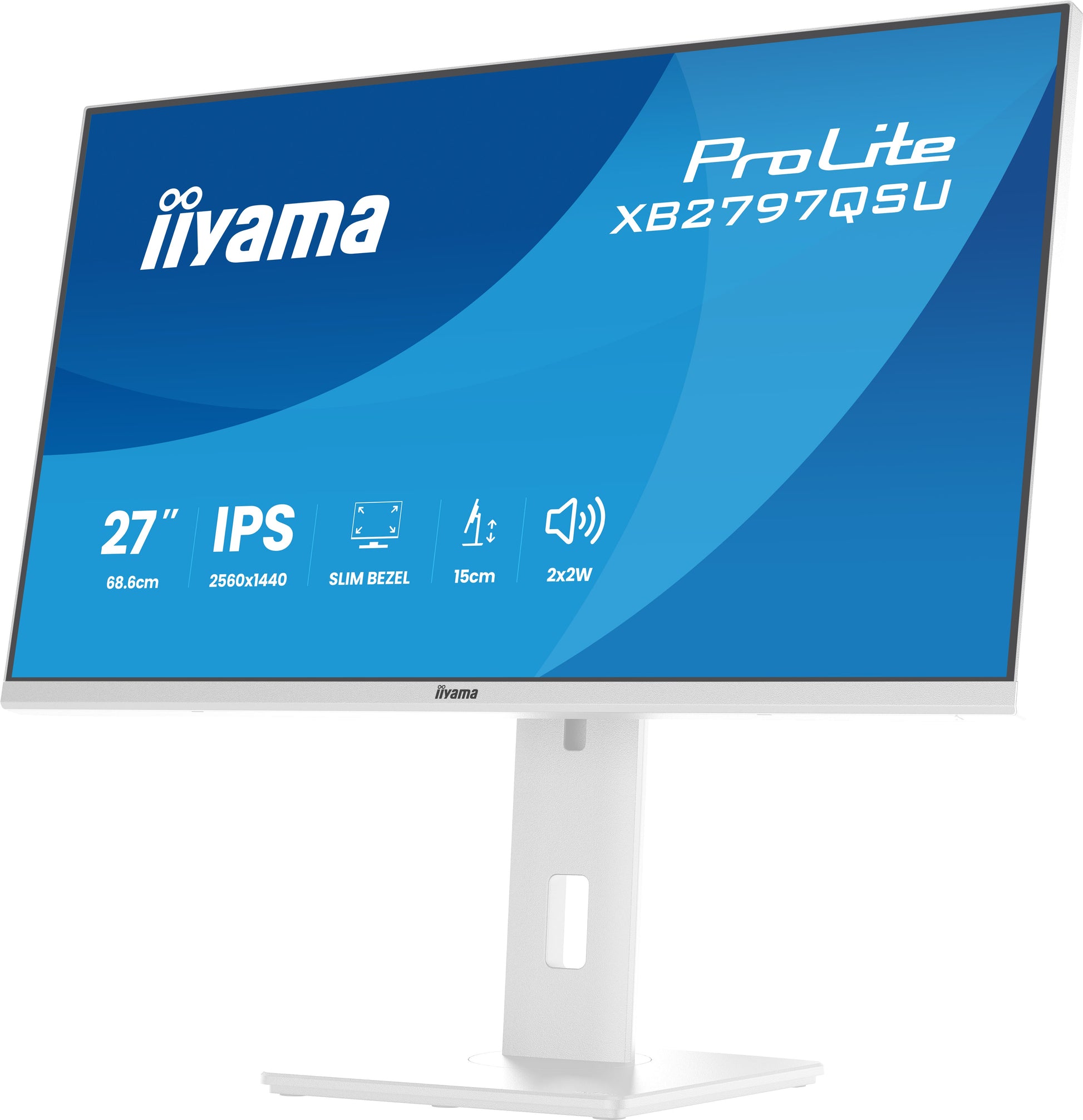 iiyama ProLite XB2797QSU-W1 – 27", 2560 × 1440 (WQHD), IPS