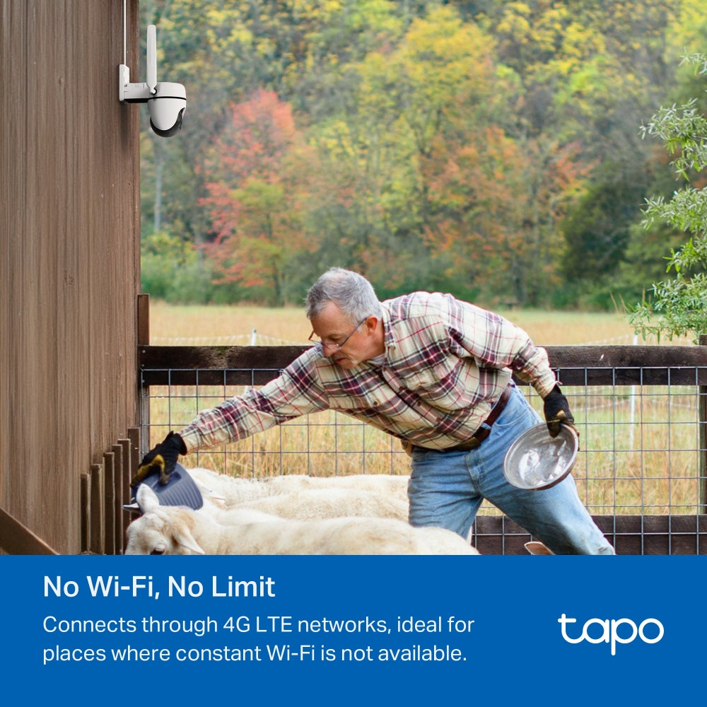 TP-Link Tapo C501GW Turret – 1080p – 3,17 mm – PoE, WLAN, 4G/LTE – IP66