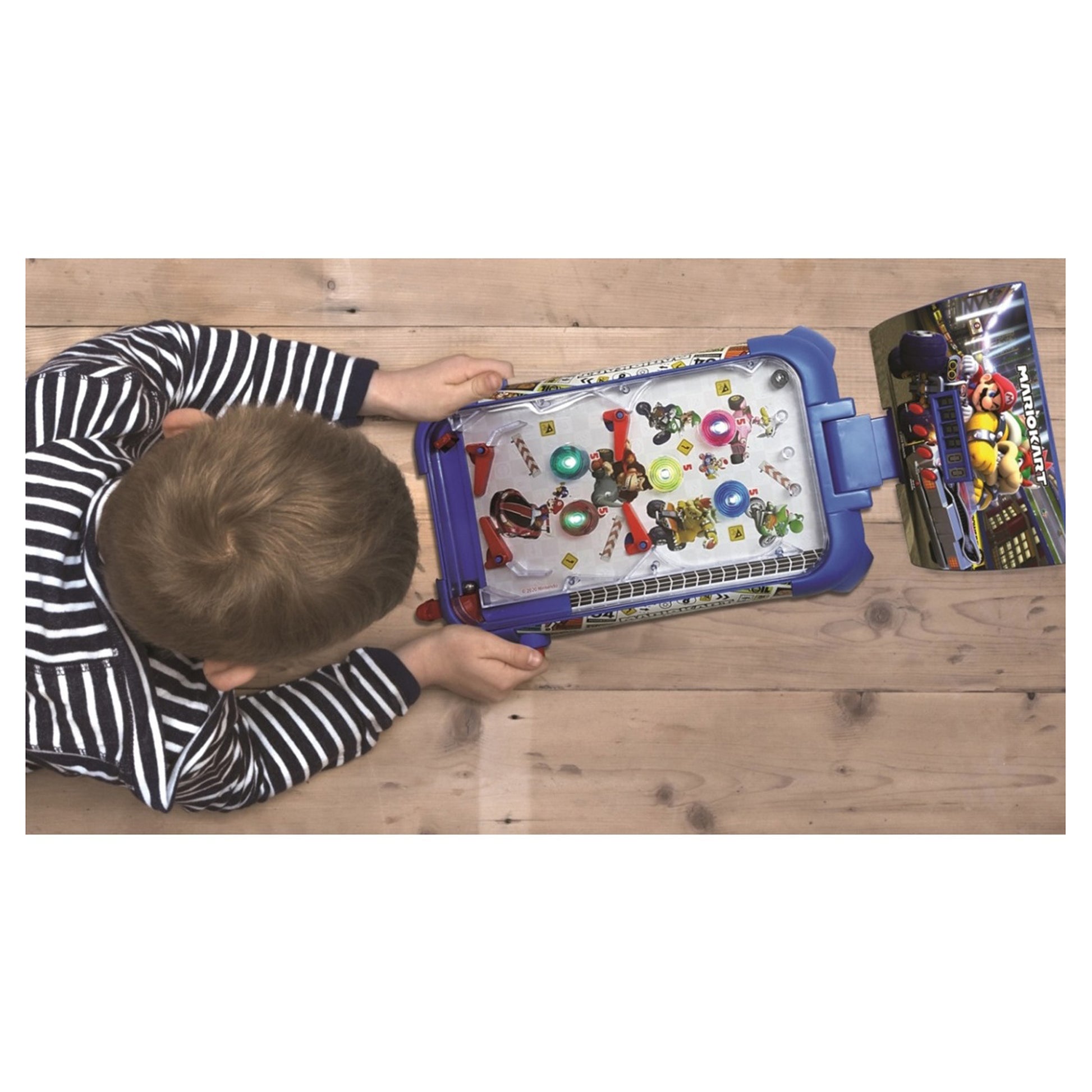 Lexibook Mario Kart elektronischer Flipper – Geschicklichkeitsspiel, 1–2 Spieler, ab 5 Jahren, 30 Min., DE/EN/FR