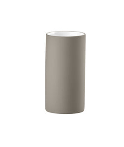 Zone Denmark Zahnbürstenhalter Solo – 6×6×12,2 cm, Porzellan, Taupe