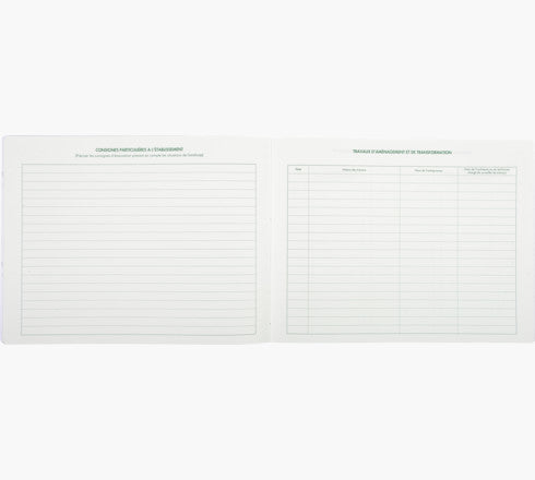 Exacompta Sicherheitsregister für öffentlich zugängliche Gebäude – 240 × 320 mm – 32 Seiten, 110 g/m²