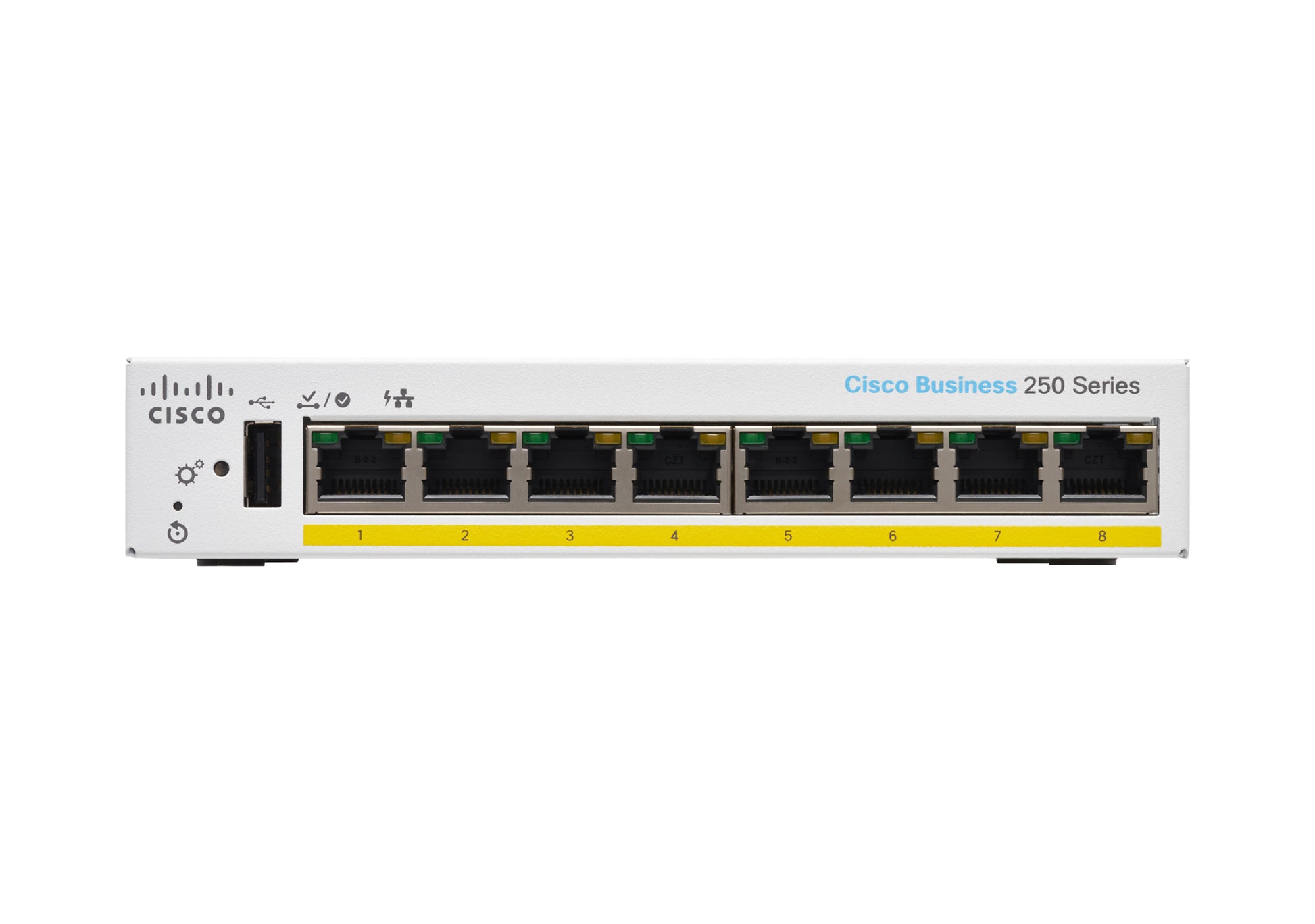 Cisco CBS250-8PP-D – Managed Switch – 8×GbE, L3, PoE+ 45 W