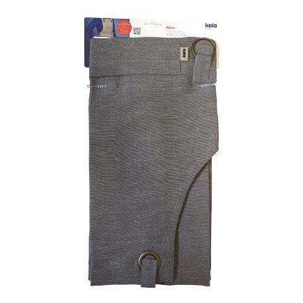 Kela Kochschürze Puro – S/M, Baumwolle/Leinen, 70×85 cm – Grau, 1 Stück
