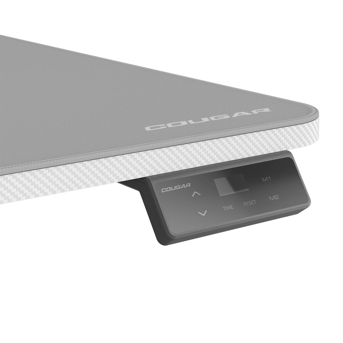COUGAR Gaming COUGAR E-Star 140 – Höhenverstellbarer Tisch, 120 × 60 cm, elektrisch, 72–117 cm, 60 kg, Weiss