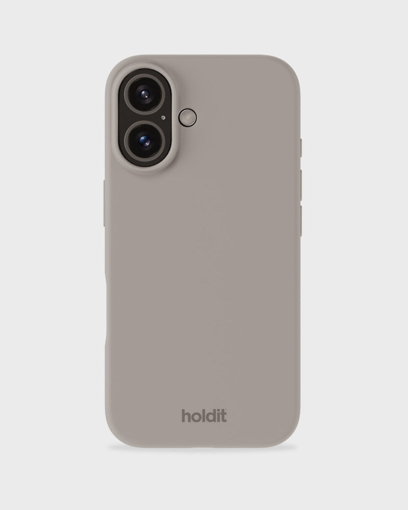 Holdit – Backcover – für Apple iPhone 16 Plus – Taupe – Silikon