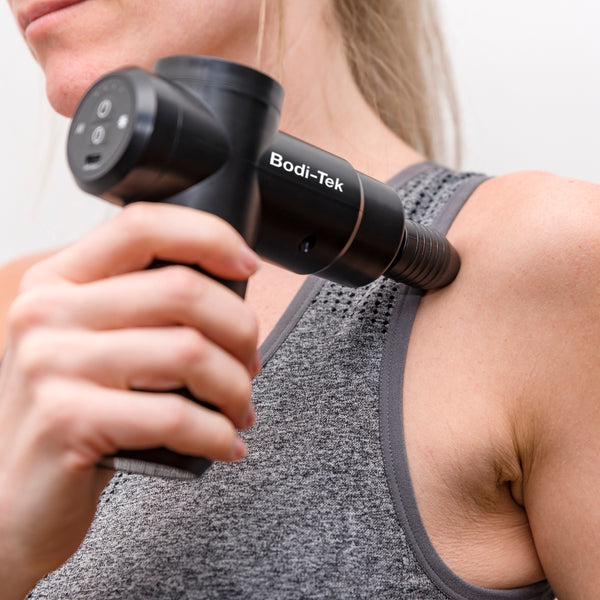 Bodi-Tek Massagepistole – Akkubetrieb, Vibrationsmassage, Schwarz