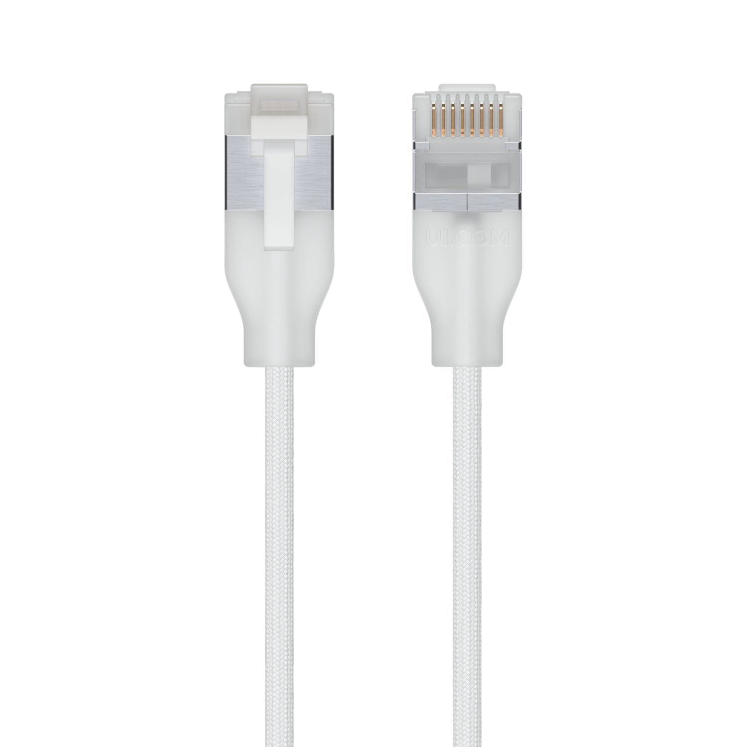 Ubiquiti UACC-CABLE-PATCH-EL-C6A-0.15M-W Patchkabel – Cat6a, geschirmt, 0,15 m, Weiss, RJ-45