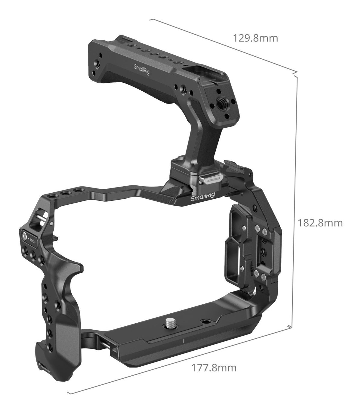 SmallRig HawkLock 5957 Kamera-Cage – für Canon EOS R6 Mark III, R6 Mark II – Aluminium, Schwarz